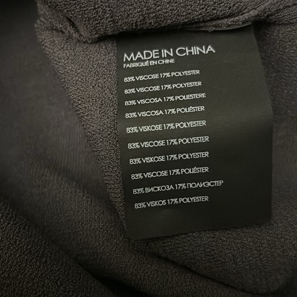 NWT Club Monaco 3/4 Ribbed Grey Dress Size XS - Picture 6 of 6